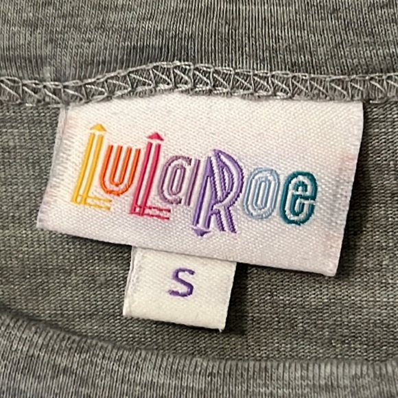 LuLaRoe small womens Randy raglan tee baseball tee 3/4 sleeves comfy floral NWT - Picture 2 of 11